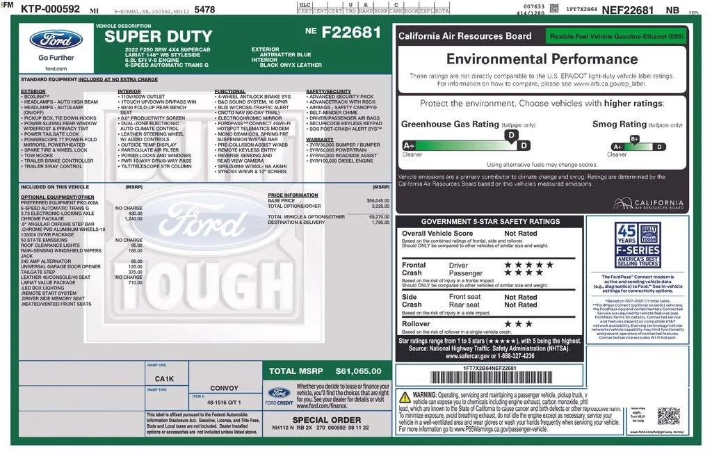 ford f-250 super duty 2022 1FT7X2B64NEF22681 image ford f-250 super duty 2022 1FT7X2B64NEF22681 image